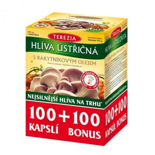 TEREZIA Oyster mushroom with sea buckthorn oil, 200 capsules